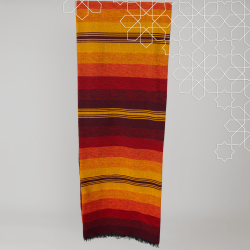 Handmade Traditional Throw Blanket - Sunset - Sabra