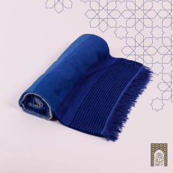 Handmade Traditional Throw Blanket - Blue 2 - Sabra & Silk