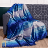 Handmade Traditional Throw Blanket - Blue 2 - Sabra & Silk