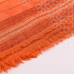 Handmade Traditional Throw Blanket - Sunrise 2 - Sabra & Silk