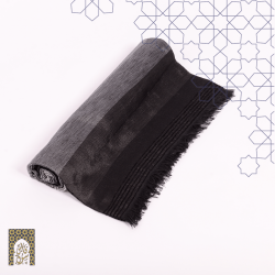 Handmade Traditional Throw Blanket - Black - Sabra & Silk