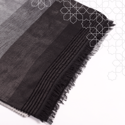 Handmade Traditional Throw Blanket - Black - Sabra & Silk