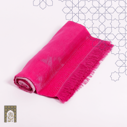 Handmade Traditional Throw Blanket - Pink - Sabra & Silk