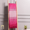 Handmade Traditional Throw Blanket - Pink - Sabra & Silk