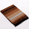 Handmade Traditional Throw Blanket - Brown 2 - Mobra