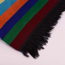 Handmade Traditional Throw Blanket - MultiColor 2 - Mobra