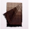 Handmade Traditional Throw Blanket - Black Gold - Sabra