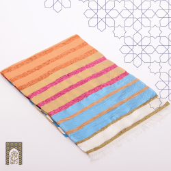 Handmade Traditional Throw Blanket - MultiColor 2 - Sabra