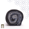 Handmade Traditional Throw Blanket - Blue Black - Sabra