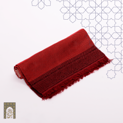 Handmade Traditional Throw Blanket - Red 2 - Sabra