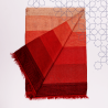 Handmade Traditional Throw Blanket - Red 2 - Sabra