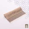 Handmade Traditional Throw Blanket - Cream - Sabra