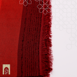 Handmade Traditional Throw Blanket - Red 2 - Sabra