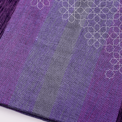 Handmade Traditional Throw Blanket - Purple - Sabra