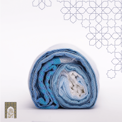 Handmade Traditional Throw Blanket - Sky Blue - Sabra