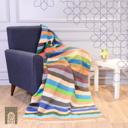 Handmade Traditional Throw Blanket - MultiColour 3 - Mobra