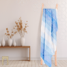 Handmade Traditional Throw Blanket - Sky Blue - Sabra