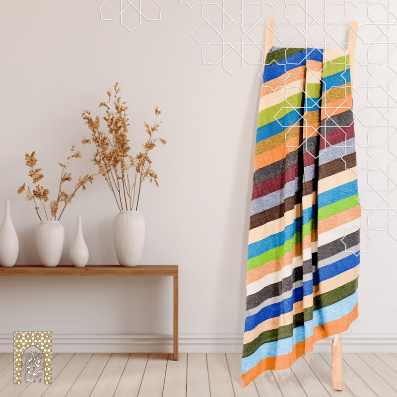 Handmade Traditional Throw Blanket - MultiColour 3 - Mobra