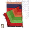 Handmade Traditional Throw Blanket - MultiColor - Mobra