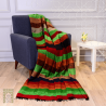 Handmade Traditional Throw Blanket - MultiColor - Mobra