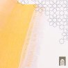 Handmade Traditional Throw Blanket - Yellow - Sabra