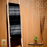 Handmade Traditional Throw Blanket - Black - Wool