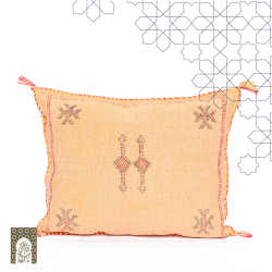 Decorative Handmade Pillow - Orange