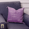 Decorative Handmade Pillow - Purple